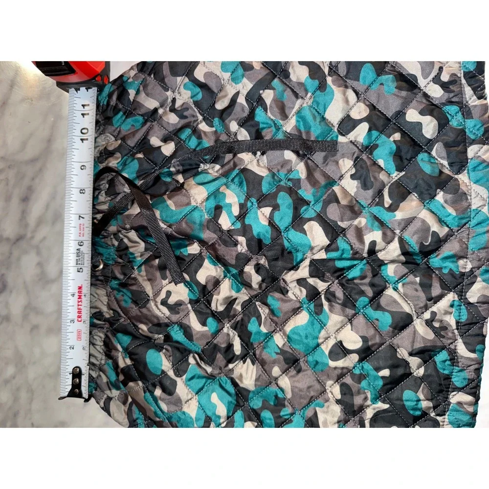 Cikoby Kids Quilted Camo Drawstring Skirt‎ Girls Size 11-12